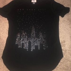 “old navy” new york city blouse